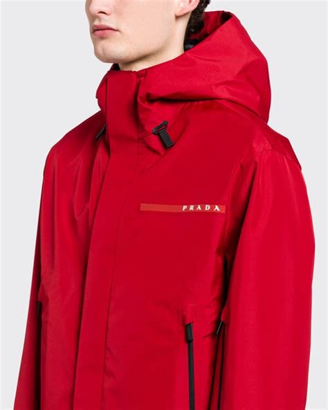 prada red windbreaker